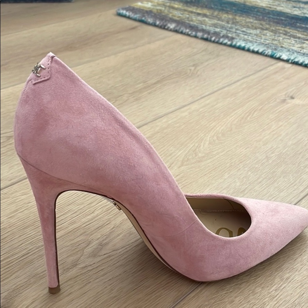 Sam Edelman Danna Pointy Toe Pump in Pink Orchid suede